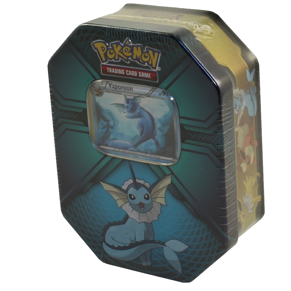 Pokemon Trading Card Game - Triple Effect Collectible Tin - VAPOREON (3 packs & 1 special foil)