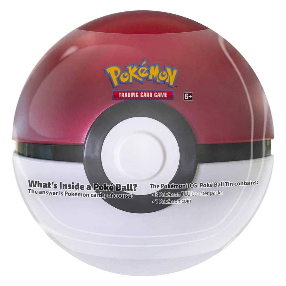 Pokemon Summer 2020 Collectors Poke Ball Tin - POKE BALL (3 packs & 1 Coin)