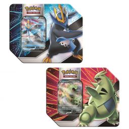 Pokemon 2021 V Strikers Collectors Tins - SET OF 2 (Tyranitar V & Empoleon V)