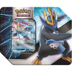 Pokemon 2021 V Strikers Collectors Tin - EMPOLEON V (5 Packs & 1 Foil)