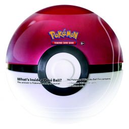 Pokemon Fall 2021 Collectors Poke Ball Tin - POKE BALL (3 packs & 1 Coin)