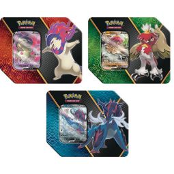 Pokemon 2022 Divergent Powers Collectible Tins - SET OF 3 (DECIDUEYE, SAMUROTT & TYPHLOSION)