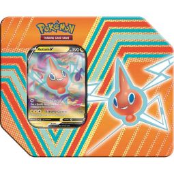 Pokemon 2022 Collectors Hidden Potential Tin - ROTOM V (5 packs & 1 Foil Promo)