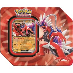 Pokemon 2023 Collectors Paldea Legends Tin - KORAIDON EX (5 packs & 1 Foil Promo)