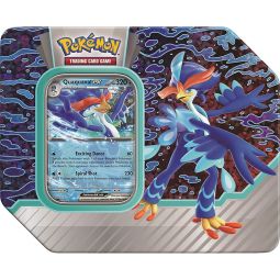 Pokemon 2023 Collectors Paldea Partners Tin - QUAQUAVAL EX (5 packs & 1 Foil Promo)