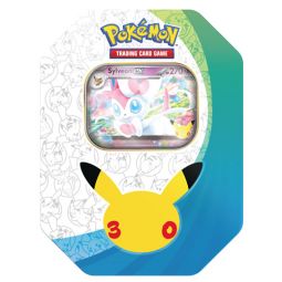 Pokemon 2026 Collectors 30th Celebration Tin - SYLVEON EX [4 Packs & 1 Foil Promo][COMING SOON]