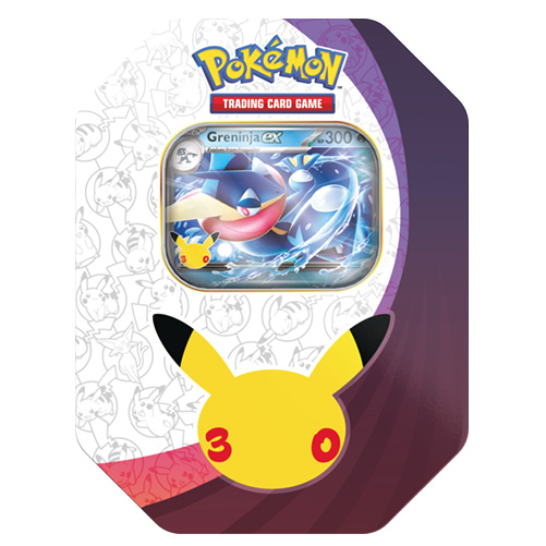Pokemon 2026 Collectors 30th Celebration Tin - GRENINJA EX [4 Packs & 1 Foil Promo][COMING SOON]
