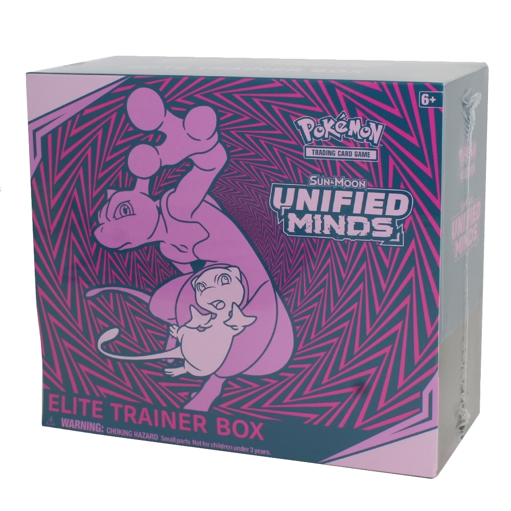 Pokemon Sun & Moon Unified Minds Elite Trainer Box - MEWTWO & MEW (Packs, Sleeves & More)