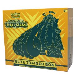 Pokemon Sword & Shield Elite Trainer Box - REBEL CLASH (8 Packs, Energy Cards, Sleeves & More)