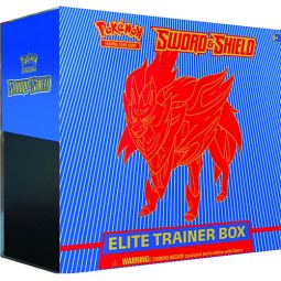 Pokemon Sword & Shield Elite Trainer Box - ZAMAZENTA (Shield)(8 Packs, Energy Cards, Sleeves & More)