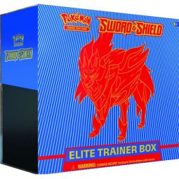 Pokemon Sword & Shield Elite Trainer Box - ZAMAZENTA (Shield)(8 Packs, Energy Cards, Sleeves & More) Pokemon Sword & Shield Elite Trainer Box - ZAMAZENTA (Shield)(8 Packs, Energy Cards, Sleeves & More)