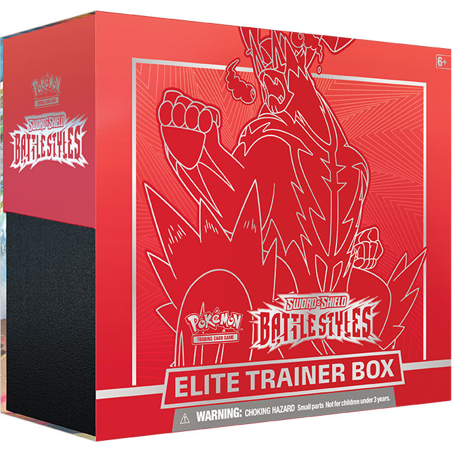 Pokemon 2021 Sword/Shield Battle Styles Elite Trainer Box - GIGANTAMAX URSHIFU (Single Strike)(Red)