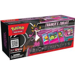 Pokemon Cards - 2025 TRAINER'S TOOLKIT (4 Boosters, 65 Sleeves, 50+ Cards & More)