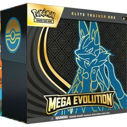 Pokemon Cards - Mega Evolution - ELITE TRAINER BOX [Mega Lucario EX](9 Packs, 65 Sleeves+)