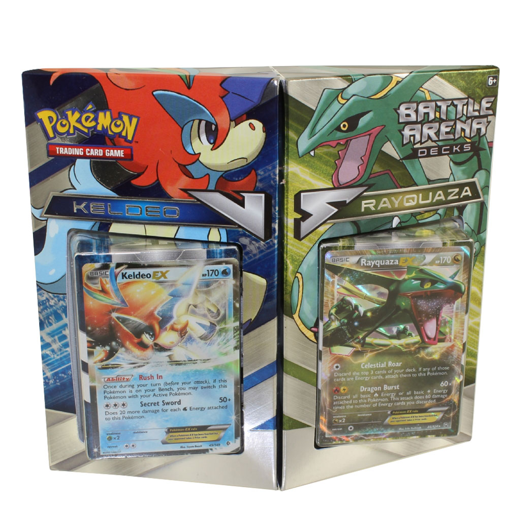 Pokemon XY - Battle Arena Decks - RAYQUAZA vs KELDEO (Two 60-Card Decks)