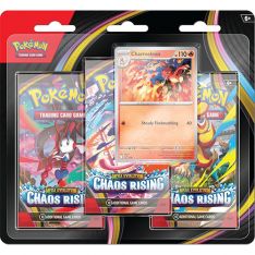 Pokemon Mega Evolution Chaos Rising - CHARMELEON BLISTER PACK [3 Packs & 1 Foil]