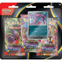Pokemon Cards - Mega Evolution Phantasmal Flames - SNEASEL BLISTER PACK (3 Boosters & 1 Foil)