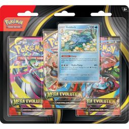 Pokemon Cards - Mega Evolution - GOLDUCK BLISTER PACK (3 Boosters & 1 Foil)