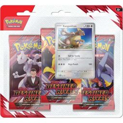 Pokemon Cards - Scarlet & Violet: Destined Rivals - KANGASKHAN BLISTER PACK (3 Boosters & 1 Foil)