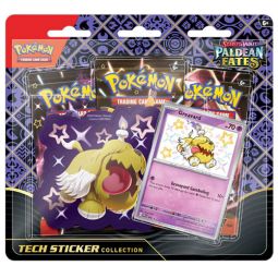 Pokemon S&V: Paldean Fates - SHINY GREAVARD TECH STICKER COLLECTION [3 Packs & More]