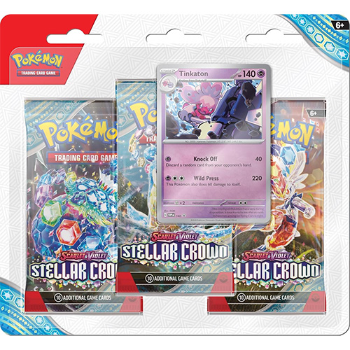 Pokemon Cards Scarlet & Violet Stellar Crown TINKATON BLISTER