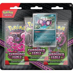 Pokemon Cards - S&V: Shrouded Fable - PECHARUNT BLISTER PACK (3 Boosters & 1 Foil)