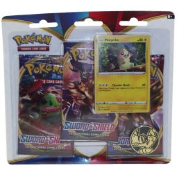 Pokemon Cards - Sword & Shield - MORPEKO BLISTER PACK (3 Boosters,1 Coin & 1 Foil)