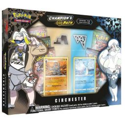 Pokemon Cards - CHAMPION'S PATH SPECIAL PIN COLLECTION (Circhester)(2 Pins, 5 Packs & 2 Foils)