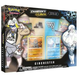 Pokemon Cards - CHAMPION'S PATH SPECIAL PIN COLLECTION (Circhester) (2 Pins, 5 Packs & 2 Foils)