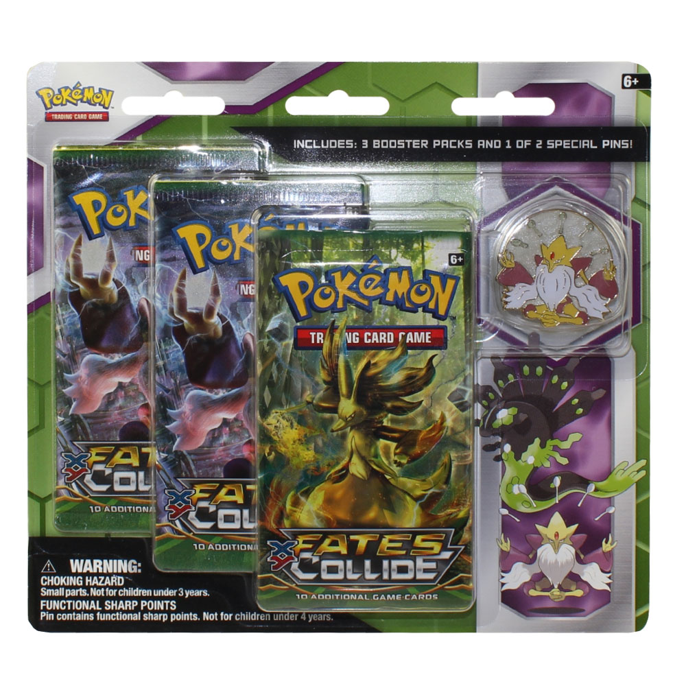 Pokemon Cards - Blister 3 Packs with Pin - MEGA ALAKAZAM