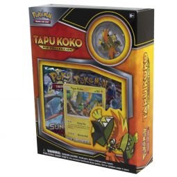 Pokemon Cards - TAPU KOKO Pin Collection (3 Boosters, 1 Pin, 1 Foil)