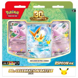 Pokemon Cards - 30th Celebration ESPEON EX BATTLE DECK (60 Cards, Playmat, Deck Box +)[COMING SOON]