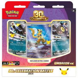Pokemon Cards - 30th Celebration UMBREON EX BATTLE DECK (60 Cards, Playmat, Deck Box +)[COMING SOON]
