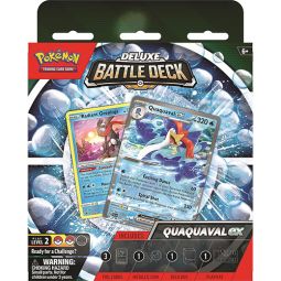Pokemon Trading Cards - Deluxe Battle Deck - QUAQUAVAL EX (60-Card Deck, Deck Box, Playmat & More)