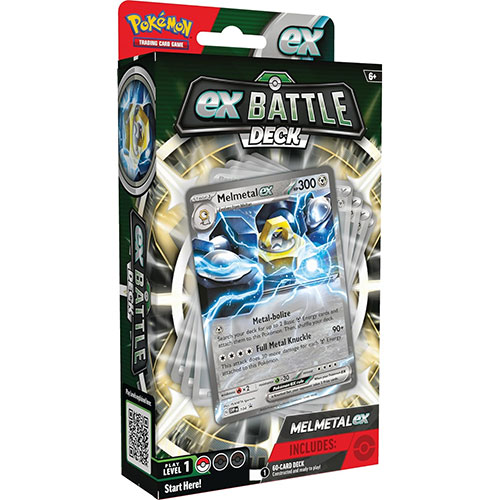 Pokemon Trading Cards - EX Battle Decks - MELMETAL EX (60-Card Deck, Deck Box, Coin & More): BBToyStore.com - Toys, Plush, Trading Cards, Action Figures & Games online retail store shop sale Pokemon Trading Cards - EX Battle Decks - MELMETAL EX (60-Card Deck, Deck Box, Coin & More): BBToyStore.com - Toys, Plush, Trading Cards, Action Figures & Games online retail store shop sale
