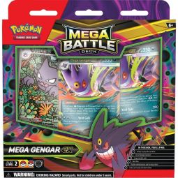 Pokemon Trading Cards - MEGA Battle Deck - MEGA GENGAR EX [Deck Box, Coin, 60-Card Deck]
