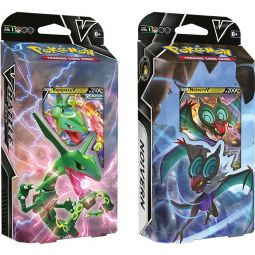 Pokemon Trading Card Game - V Battle Decks - SET OF 2 (Rayquaza & Noivern)