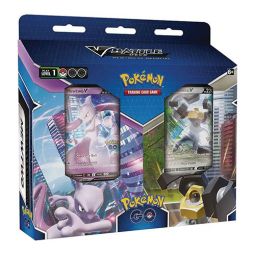 Pokemon GO Card Game - V Battle Decks - MEWTWO vs. MELMETAL (Two 60-Card Decks, Coins, Deck Boxes)