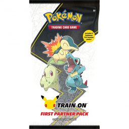 Pokemon Cards - JOHTO FIRST PARTNER PACK (2 Booster Packs & 3 JUMBO Oversize Cards)