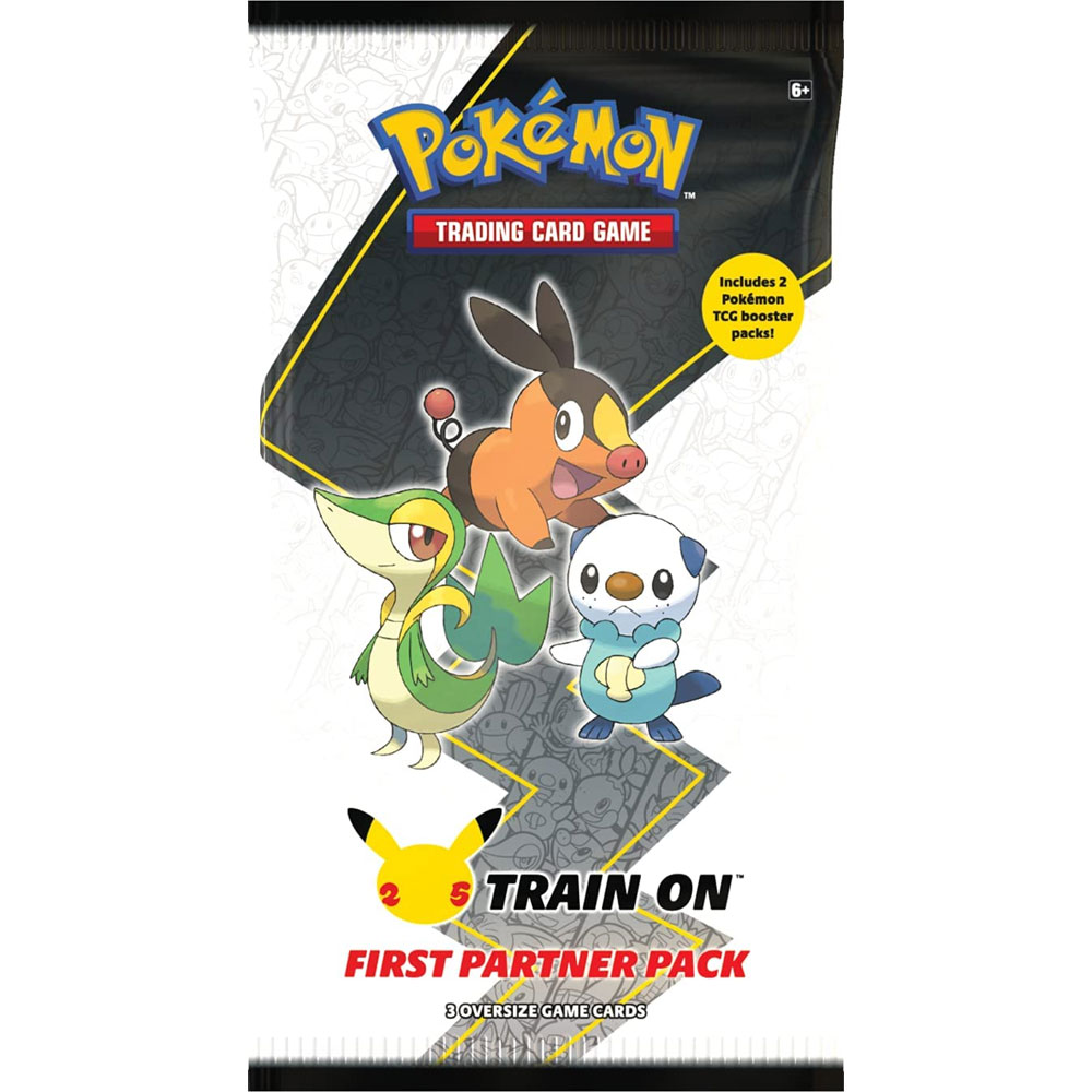 Pokemon Cards - UNOVA FIRST PARTNER PACK (2 Booster Packs & 3 JUMBO Oversize Cards)