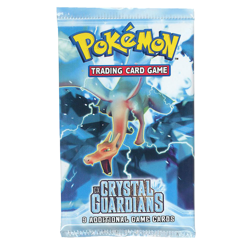 Pokemon Cards - EX CRYSTAL GUARDIANS - Booster Pack (Charizard Cover Art)