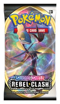 Pokemon Cards - Sword & Shield: Rebel Clash - BOOSTER PACK (10 Cards)
