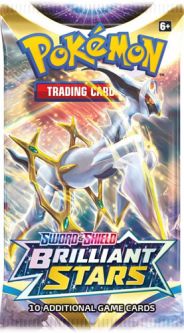 Pokemon Cards - Sword & Shield: Brilliant Stars - BOOSTER PACK (10 Cards)