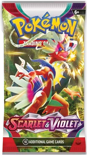 Scarlet & Violet  Booster Pack Code Cards