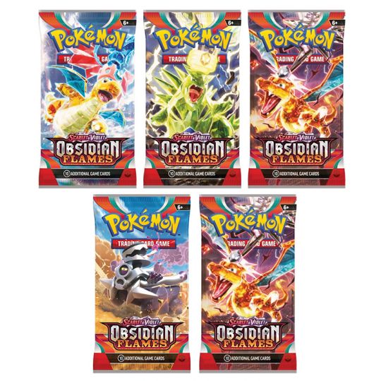 Pokémon Scarlet and Violet Obsidian Flames Booster