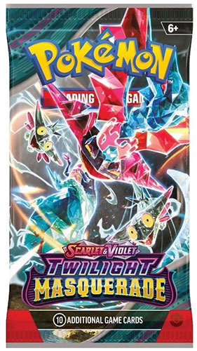Pokemon Cards - S&V: Twilight Masquerade - BOOSTER PACK (10 Cards)