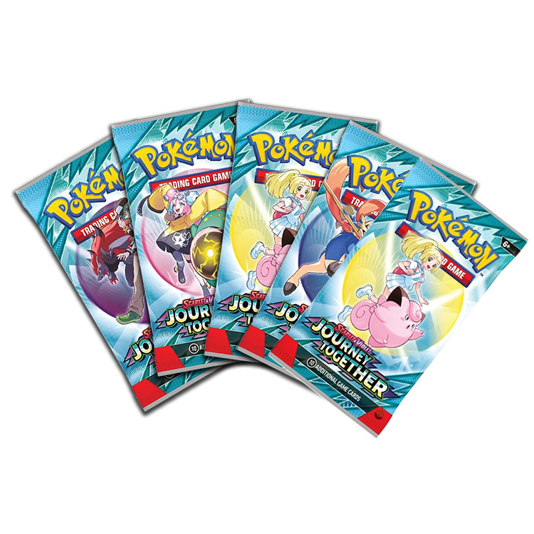 Pokemon Cards - Scarlet & Violet: Journey Together - BOOSTER PACKS [5 Pack Lot]