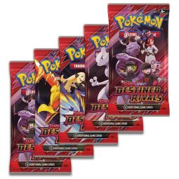 Pokemon Cards - Scarlet & Violet: Destined Rivals - BOOSTER PACKS [5 Pack Lot]