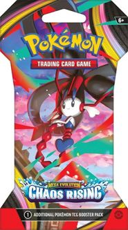 Pokemon Cards - Mega Evolution Chaos Rising - SLEEVED BOOSTER PACK [10 Cards]