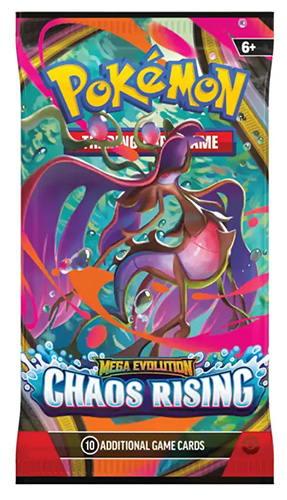 Pokemon Cards - Mega Evolution Chaos Rising - BOOSTER PACK [10 Cards]